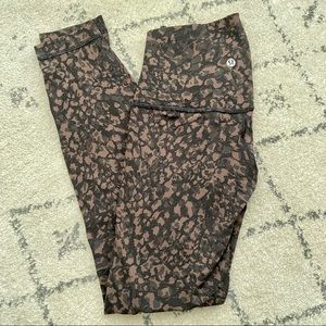 Brown Lulu align 25” leopard print